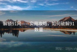 解锁91网——实用攻略，如何破解91数量