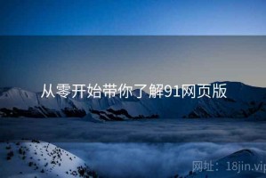 从零开始带你了解91网页版