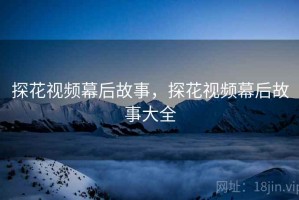 探花视频幕后故事，探花视频幕后故事大全
