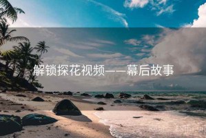 解锁探花视频——幕后故事