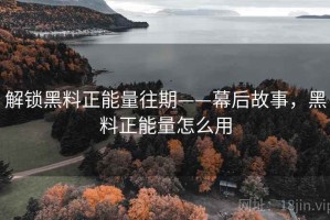 解锁黑料正能量往期——幕后故事，黑料正能量怎么用