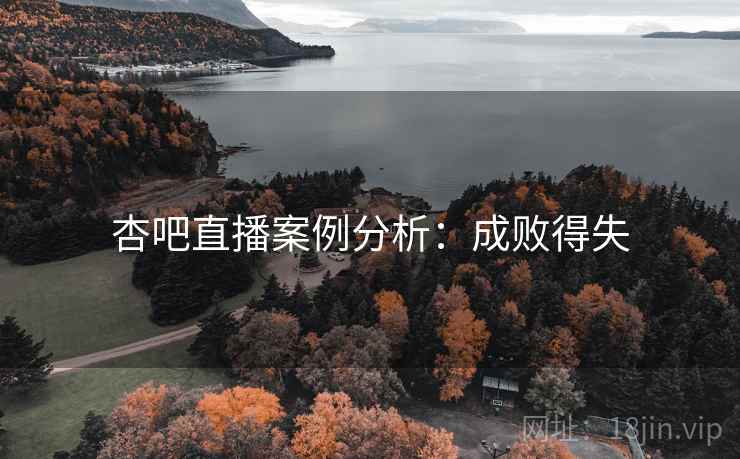 杏吧直播案例分析：成败得失