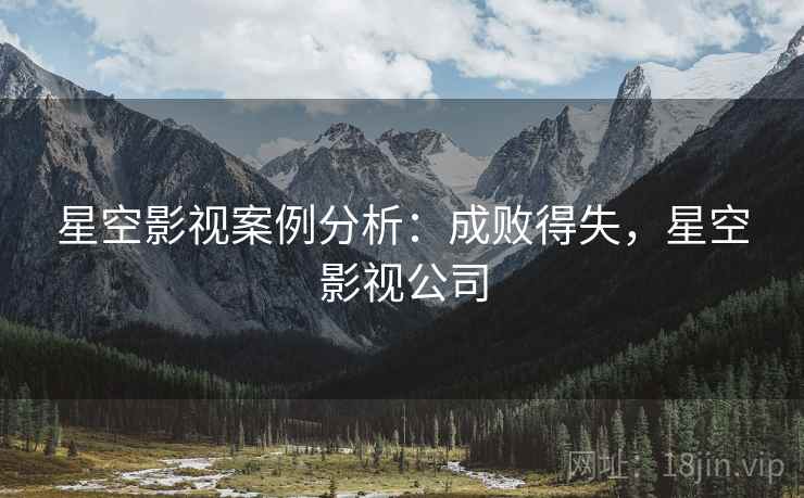 星空影视案例分析：成败得失，星空影视公司