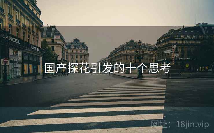 国产探花引发的十个思考