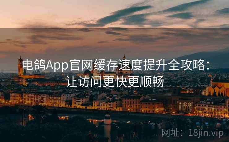 电鸽App官网缓存速度提升全攻略：让访问更快更顺畅
