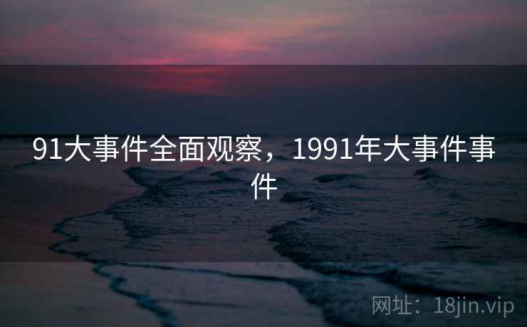 91大事件全面观察，1991年大事件事件