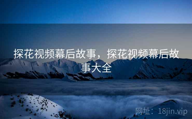 探花视频幕后故事，探花视频幕后故事大全